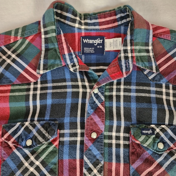 Wrangler Flanel Western Men's Shirt - Picture 5 of 8